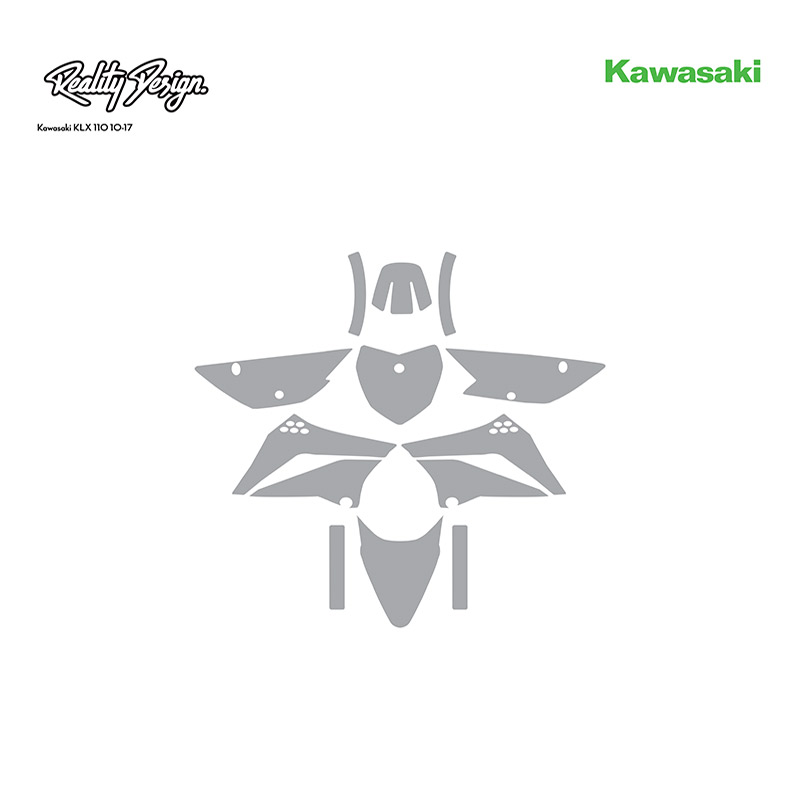 Kawasaki KLX 110 10-17 template