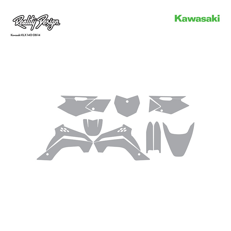 Kawasaki KLX 140 08-14 template