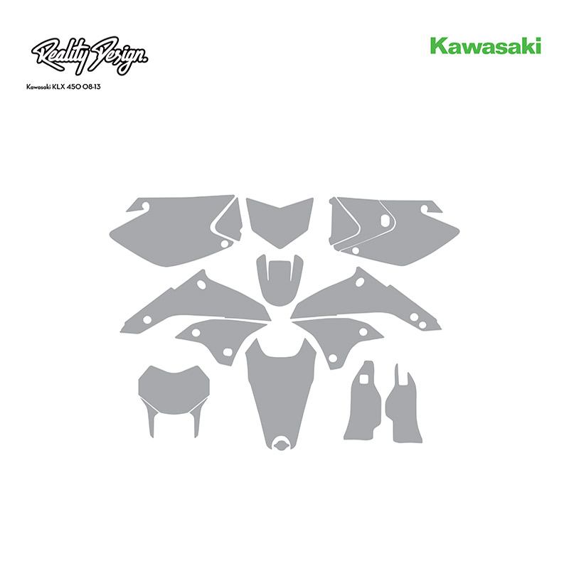 Kawasaki KLX 450 08-13 template