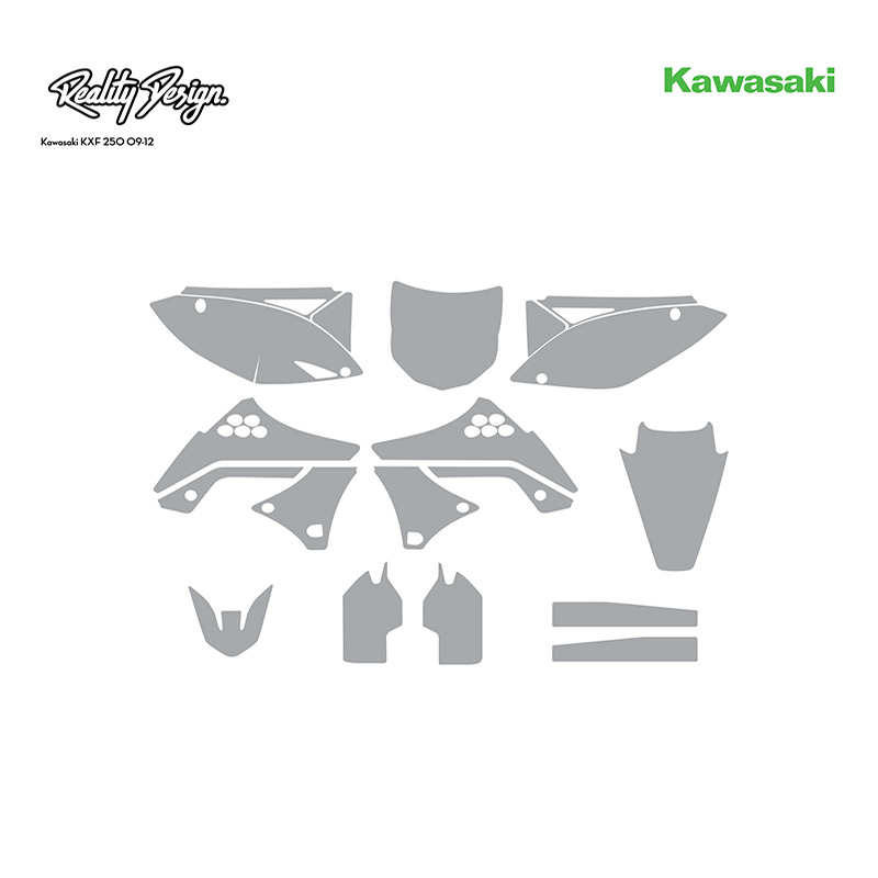 Kawasaki KXF 250 09-12 template